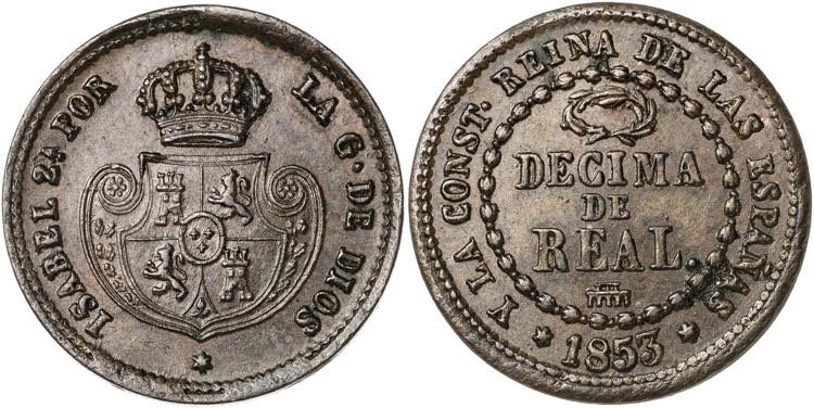 1853. Isabel II. Segovia. 1 ... 
