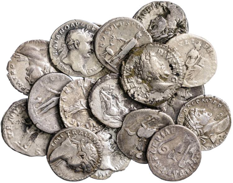 Lote de 19 denarios (Vespasiano a ... 