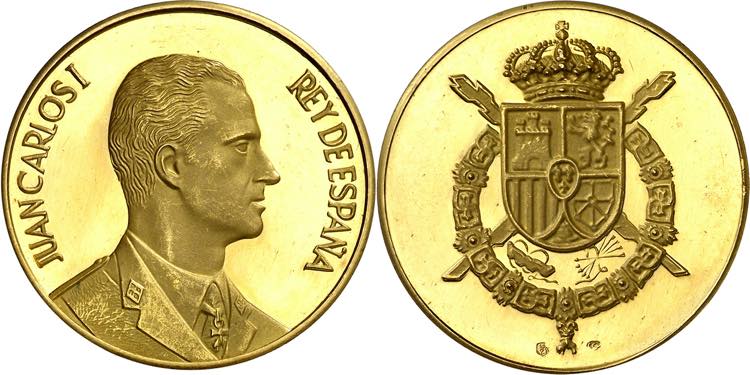 Juan Carlos I. Medalla. En ... 