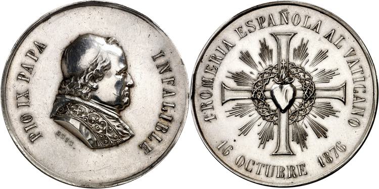 1876. Alfonso XII. Pío IX. ... 