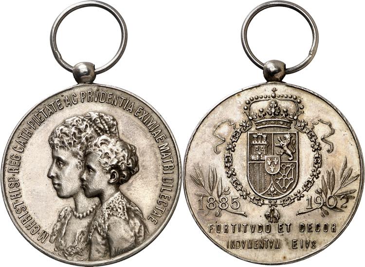 1902. Alfonso XIII. Medalla de ... 