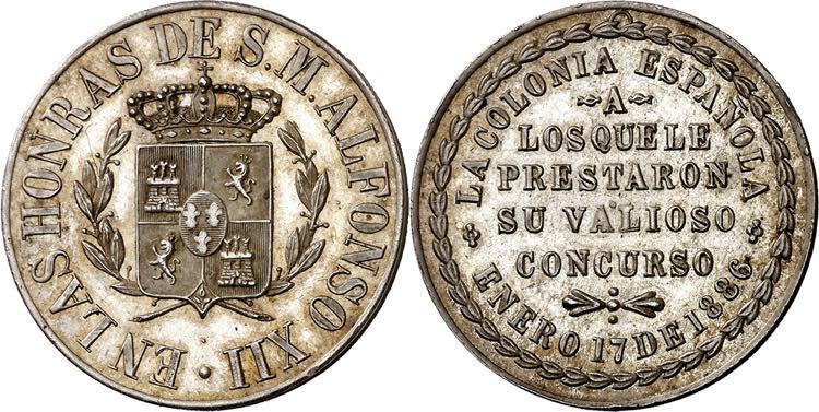 Perú. 1886. Alfonso XIII. Lima. ... 