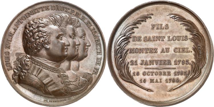 Francia. 1794. Luis XVI. Homenaje ... 