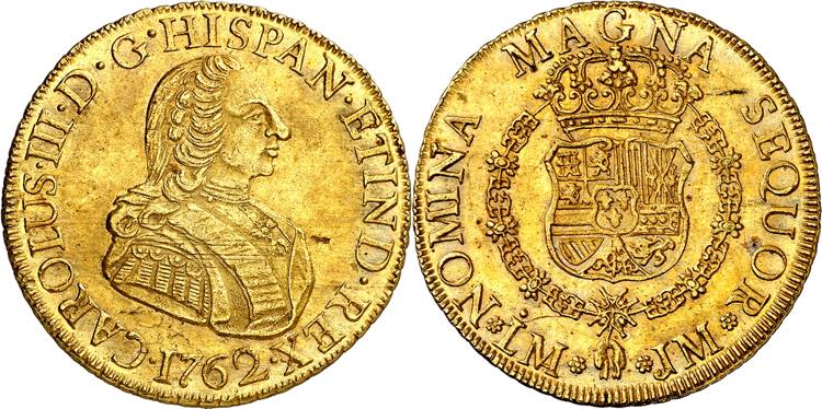 1762. Carlos III. Lima. JM. 8 ... 