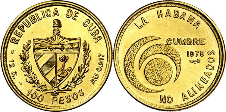 Cuba. 1979. 100 pesos. (Fr. 9) ... 