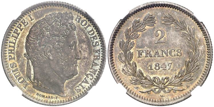 Francia. 1847. Luis Felipe I. A ... 