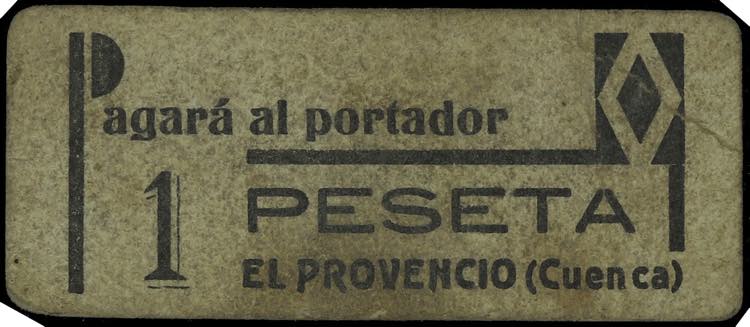 El Provencio (Cuenca). 1 peseta. ... 