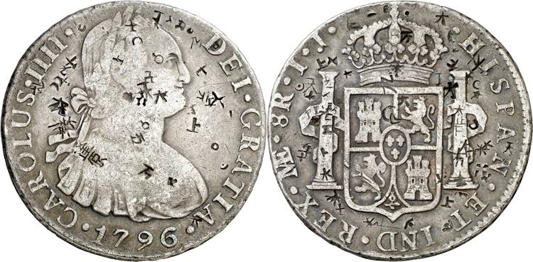 1796. Carlos IV. Lima. IJ. 8 ... 
