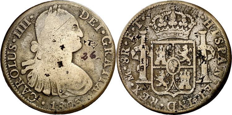 1803. Carlos IV. México. FT. 8 ... 