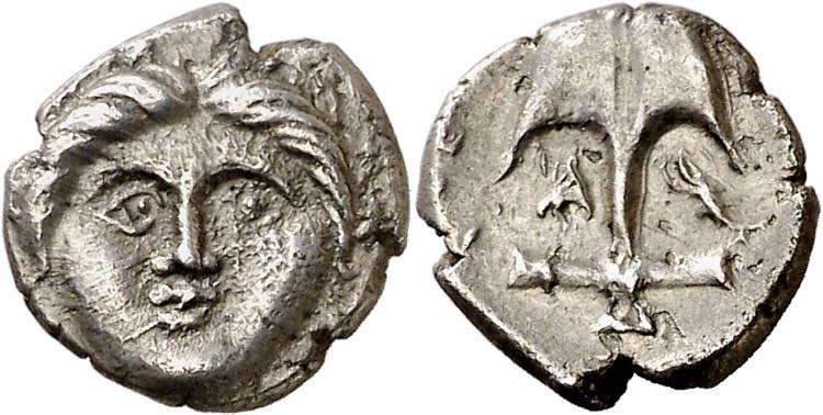 (410-323 a.C.). Tracia. Apolonia ... 