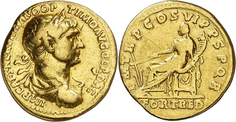 (116 d.C.). Trajano. Áureo. ... 