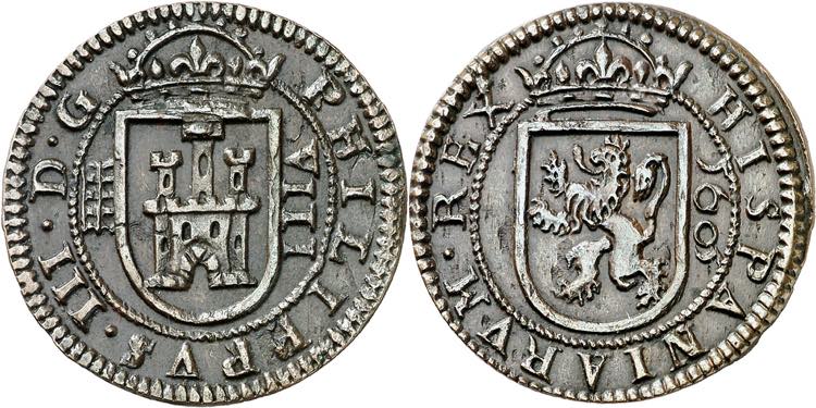 1605. Felipe III. Segovia. 8 ... 
