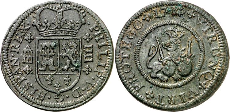 1719. Felipe V. Segovia. 4 ... 