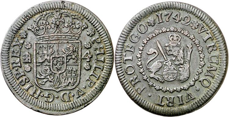 1742. Felipe V. Segovia. 4 ... 
