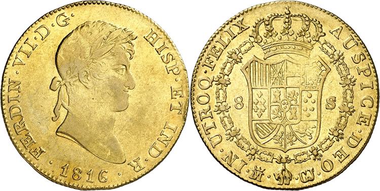1816/5. Fernando VII. Madrid. GJ. ... 