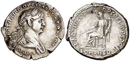 (116 d.C.). Trajano. Denario. ... 
