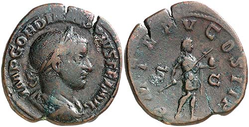(242-243 d.C.). Gordiano III. ... 
