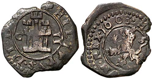 1603. Felipe III. Cuenca. 2 ... 