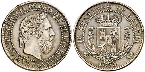 1875. Carlos VII, Pretendiente. ... 