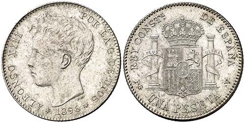1896*1896. Alfonso XIII. PGV. 1 ... 