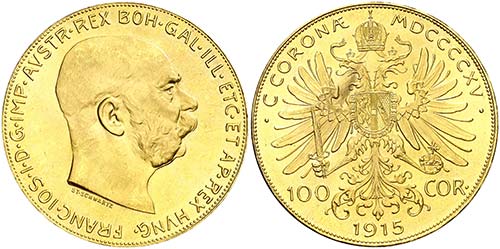 1915. Austria. Francisco José I. ... 