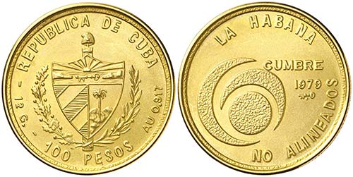 1979. Cuba. 100 pesos. (Fr. 9) ... 