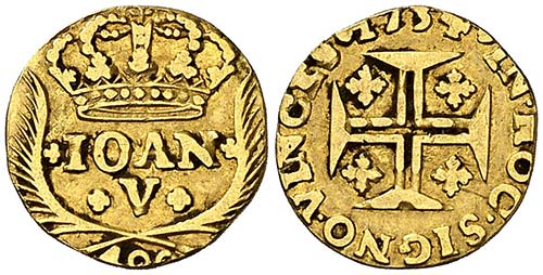 1734. Portugal. Juan V. 400 reis. ... 