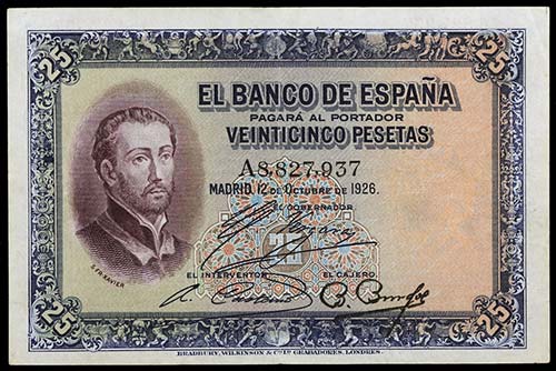 1926. 25 pesetas. (Ed. B109a) (Ed. ... 