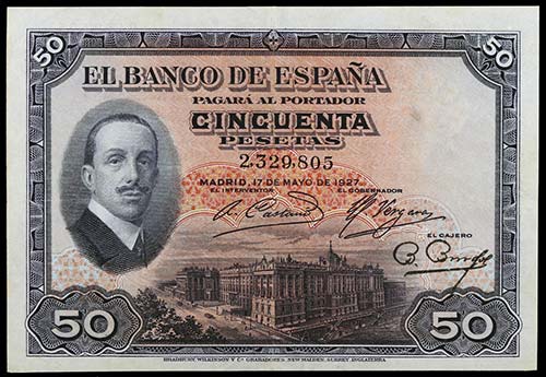 1927. 50 pesetas. (Ed. B110) (Ed. ... 