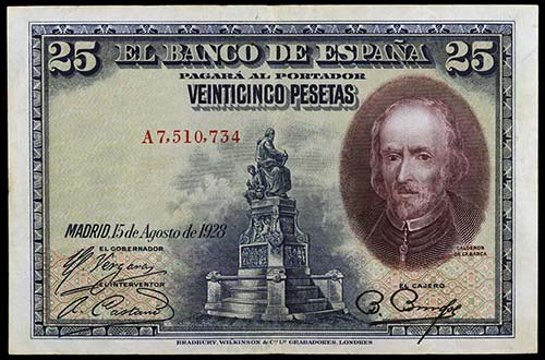 1928. 25 pesetas. (Ed. B112a) (Ed. ... 