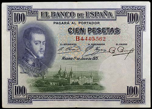 1925. 100 pesetas. (Ed. B127) (Ed. ... 