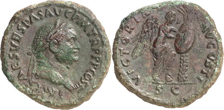 (71 d.C.). Vespasiano. Sestercio. ... 