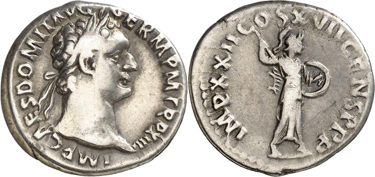 (95 d.C.). Domiciano. Denario. ... 
