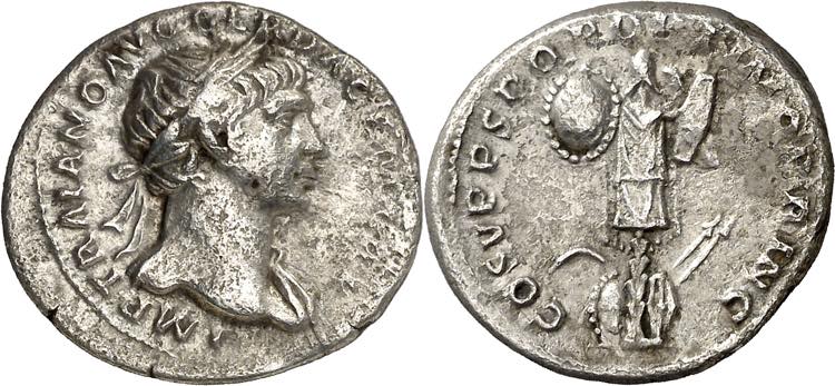 (107 d.C.). Trajano. Denario. ... 