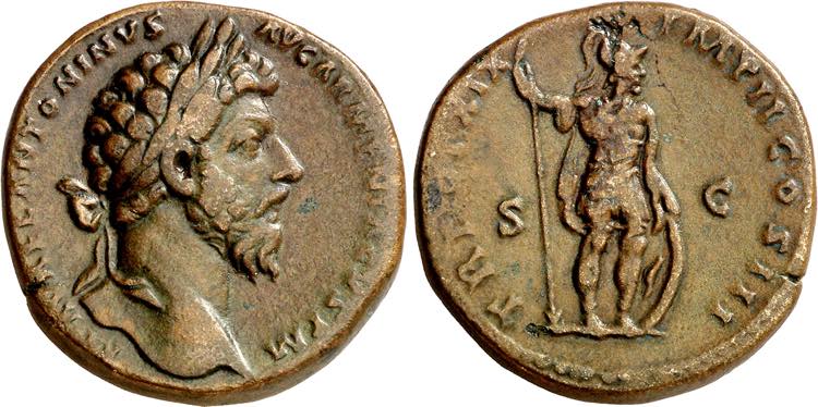 (165 d.C.). Marco Aurelio. ... 
