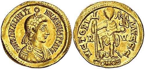 A nombre de Valentiniano III. ... 