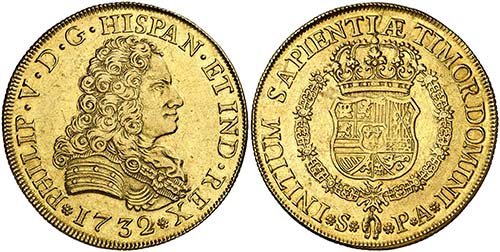 1732. Felipe V. Sevilla. PA. 8 ... 