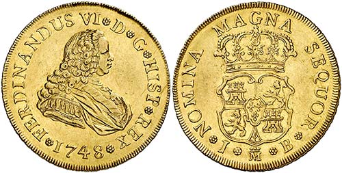 1748. Fernando VI. Madrid. JB. 4 ... 