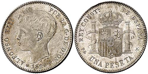 1896*1896. Alfonso XIII. PGV. 1 ... 