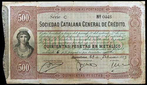 1883. Barcelona. Sociedad Catalana ... 