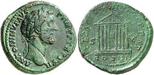(158-159 d.C.). Antonino pío. ... 