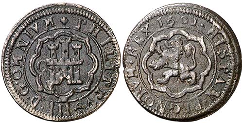 1602. Felipe III. Segovia. C. 4 ... 