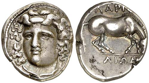 (356-320 a.C.). Tesalia. Larissa. ... 
