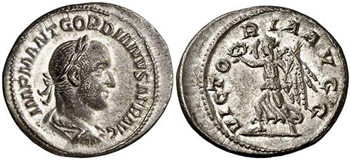 (238 d.C.). Gordiano II, africano. ... 
