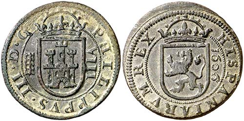 1606/7. Felipe III. Segovia. 8 ... 