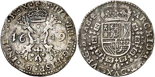 1649. Felipe IV. Amberes. 1 ... 