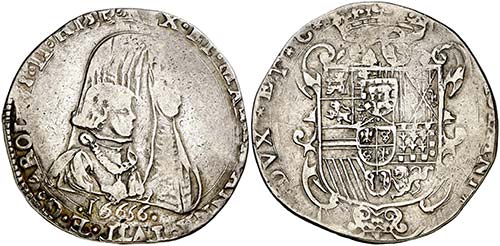 16666 (sic). Carlos II. Milán. 1 ... 