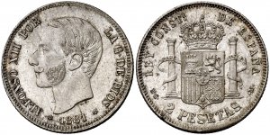 1881*1881. Alfonso XII. MSM. 2 ... 