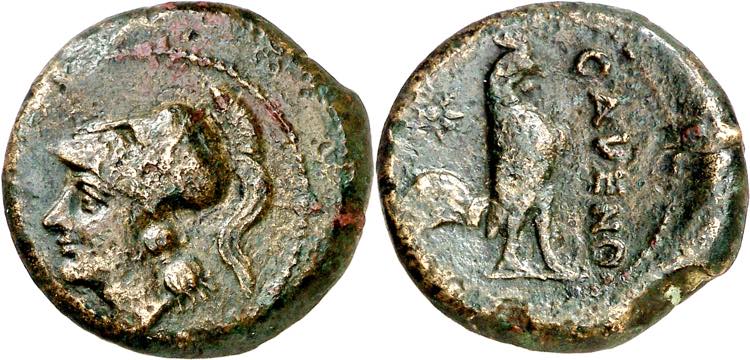 (265-240 a.C.). Italia. Cales. AE ... 