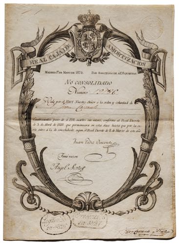 1824. Fernando VII. Real Caja de ... 